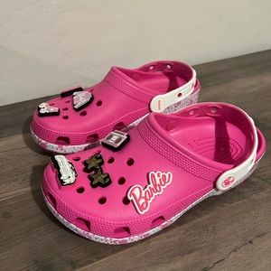 Barbie Crocs Classic Clog Electric Pink Size 7
